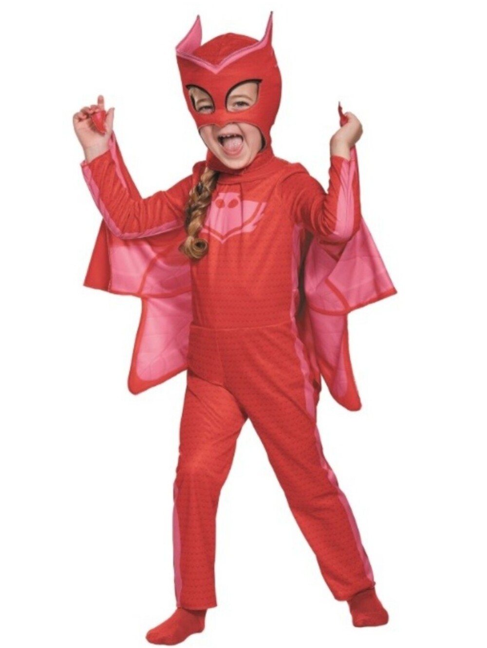 Girl's Owlette Toddler Costume - Red